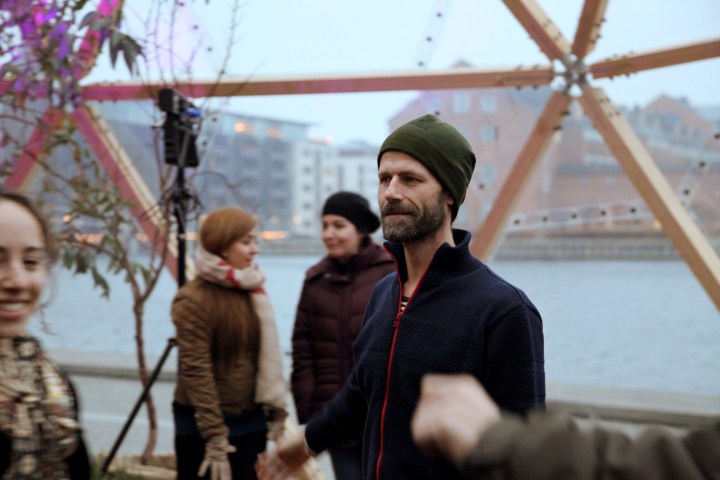 Composer Casper Hernández Cordes facilitating a workshop at Sustainable Citizen Festival 2014